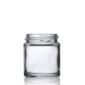 MaxMau Small Glass Bottles with Aluminum Screw lids Clear 20