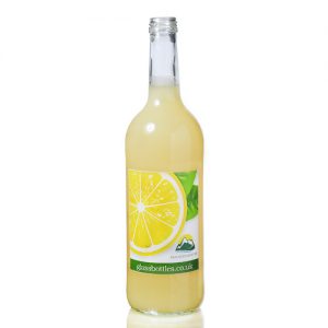 750ml Clear Mountain Bottle w Label