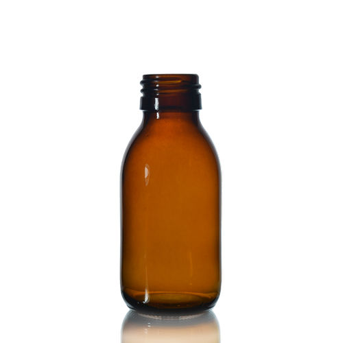 Download 100ml Amber Sirop Bottle with Screw Cap - GlassBottles.co.uk