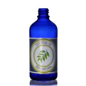 100ml Blue Dropper Bottle w Label