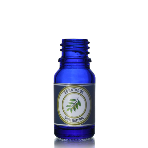 Blue glass bottles on sale for essential oils