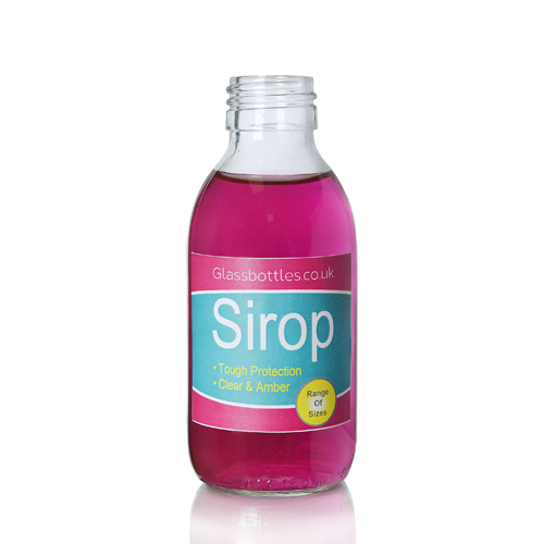 150ml Clear Sirop Bottles G150MLCLSIR-P 