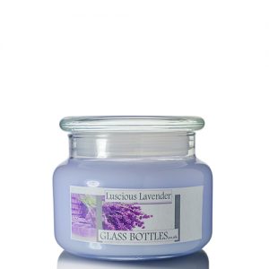 15oz Glass candle Jar w label