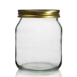 1lb Glass Honey Jar