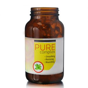 250ml Amber Pharmapac Jar w Label
