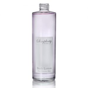 250ml Glass Simplicity Bottle w Label