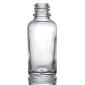30ml clear glass dropper bottle
