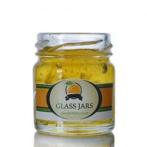 41ml Glass Jam jar w label