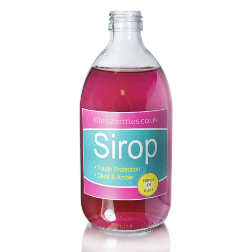 500ml Sirop Bottle with Screw Cap 