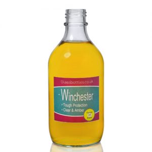 500ml Clear Winchester Bottle w Label