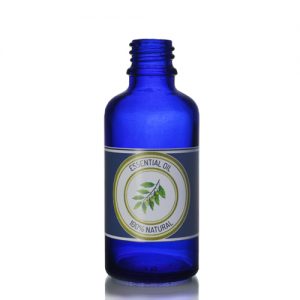 50ml Blue Dropper Bottle w Label