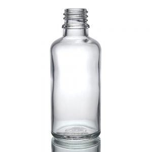 50ml clear glass dropper bottle