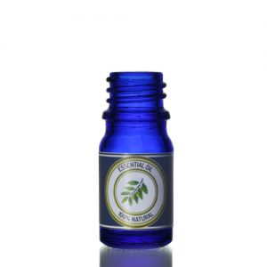 5ml Blue Dropper Bottle w label