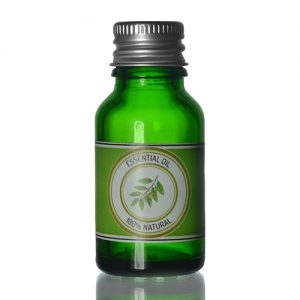 15ml Green Glass Dropper Bottle with Cap