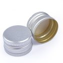 22mm silver screw cap