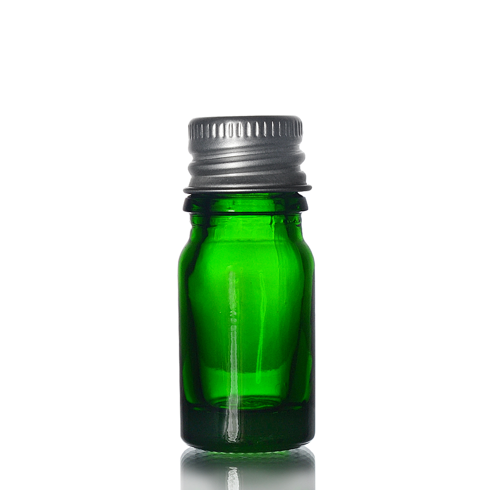 Download 5ml Green Glass Dropper Bottle with Screw Cap - GlassBottles.co.uk