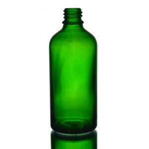 100ml Green Glass Dropper Bottle