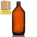 1 Litre Amber Glass Winchester Bottles