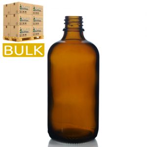 100ml Amber Glass Dropper Bottle (Bulk)