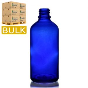 Blue glass shop spray bottles wholesale