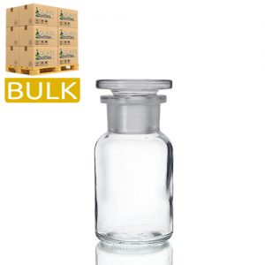 100ml Clear Glass Apothecary Bottle With Stopper (Bulk)