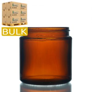 120ml Amber Glass Ointment Jar (Bulk)