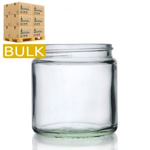 120ml Clear Glass Ointment Jar (Bulk)