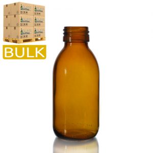 125ml Amber Glass Sirop Bottle (Bulk)
