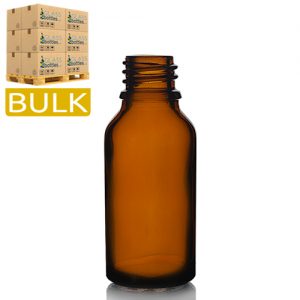 20ml Amber Glass Dropper Bottle (Bulk)