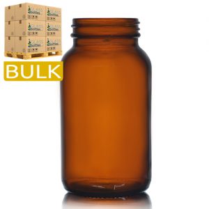 250ml Amber Glass Pharmapac Jar (Bulk)
