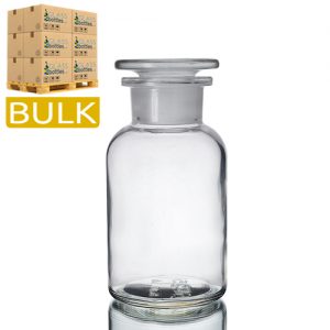 250ml Clear Glass Apothecary Bottle With Stopper (Bulk)