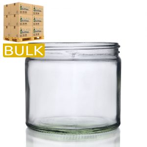 250ml Clear Glass Ointment Jar (Bulk)