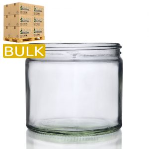 Amber Glass Ointment Jar