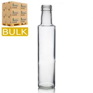 250ml Clear Glass Dorica Bottle (Bulk)
