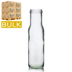250ml Round Glass Sauce Bottle (Bulk)