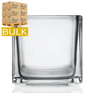 29cl Glass Cube Vase (Bulk)