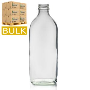300ml Clear Flask Bottles