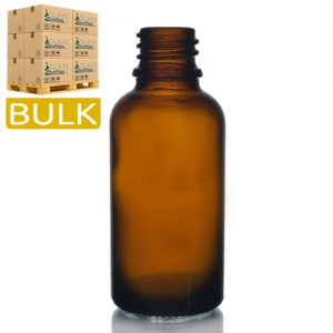 30ml Amber Glass Dropper Bottle (Bulk)