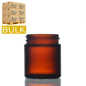 30ml Amber Glass Wide Neck Ointment Jar 