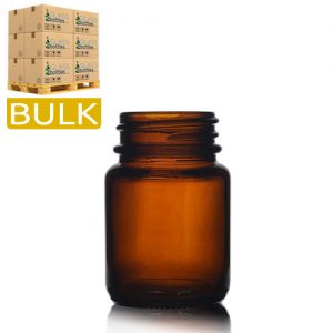 30ml Amber Glass Pharmapac Jar (Bulk)