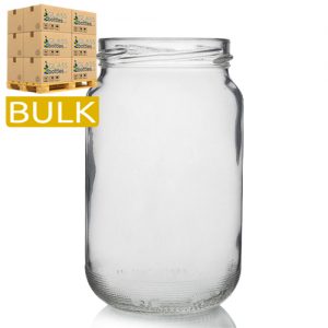 370ml (E) Clear Glass Jar (Bulk)