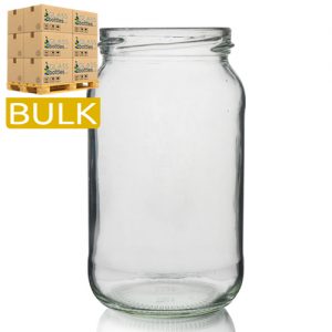 1lb (380ml) Glass Preserve Jar (Bulk)