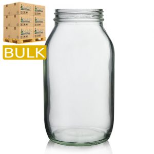 500ml Clear Glass Pharmapac Jar (Bulk)