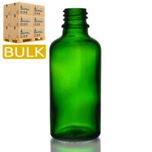 50ml Green Glass Dropper Bottle (Bulk)