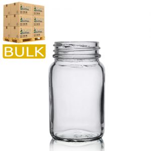 60ml Clear Glass Pharmapac Jar (Bulk)