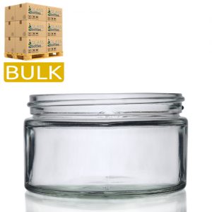 200ml Clear Glass Cuban Jar (Bulk)