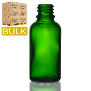 30ml Green Glass Dropper Bottle (Bulk)