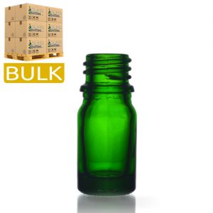 5ml Green Glass Dropper Bottle (Bulk)