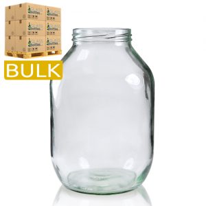 Half Gallon Clear Glass Pickle Jar (Bulk)