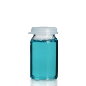 15ml Glass Clip Top Vial w Label